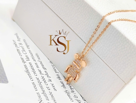 D02454 Dây chuyền gấu Bearbrick (1)750