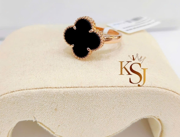 N00839 Nhẫn VCA đen 15mm (HK)750 ni 15