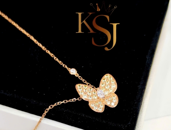D02488 Dây chuyền VCA Butterfly (HK)750