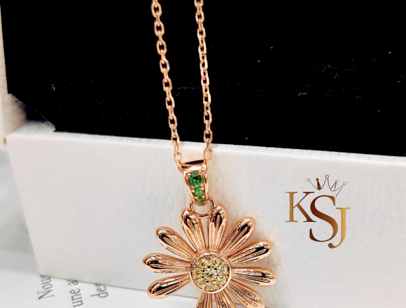D02508 Dây Chuyền Hoa Cúc Jacob&Co (HK)750