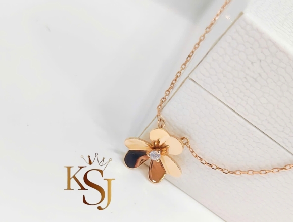 D00851 Dây chuyền một hoa VCA (HK)750