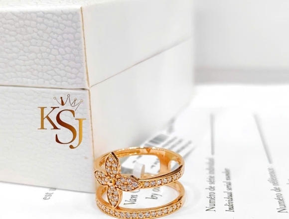 N01889 Nhẫn LV 2 Vòng (HK)750 ni13