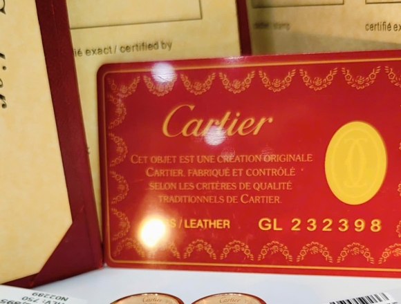 N02283 Nhẫn Cartier Full hột 4li (1:1)750 ni10