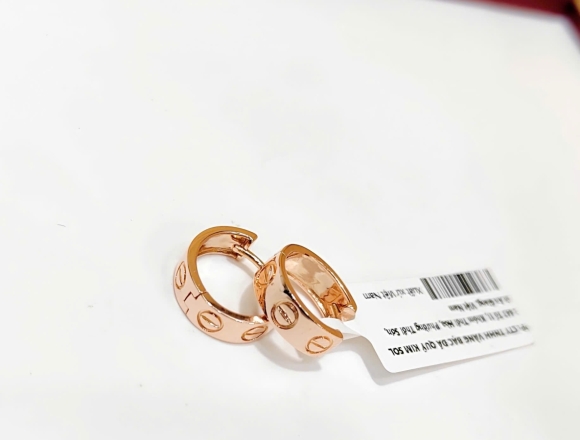 B02512 Bông Tai Carti trơn (HK)750