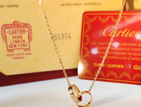 D02492 Dây chuyền Carti 2 khoen trơn (HK)750