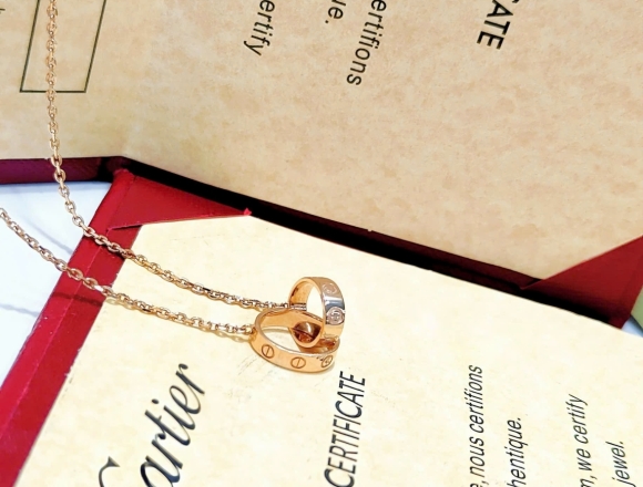 D02492 Dây chuyền Carti 2 khoen trơn (HK)750
