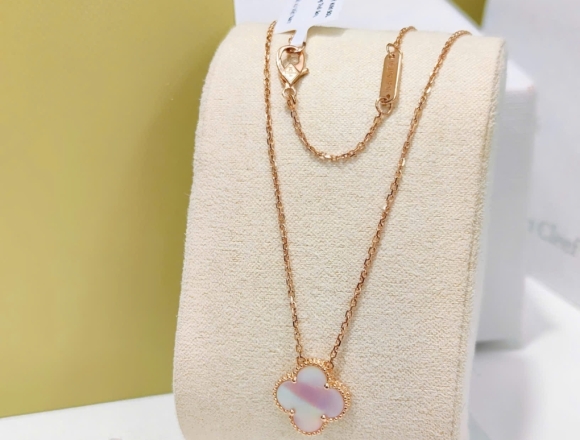 D02152 Dây chuyền VCA 12mm ánh hồng (1:1)750