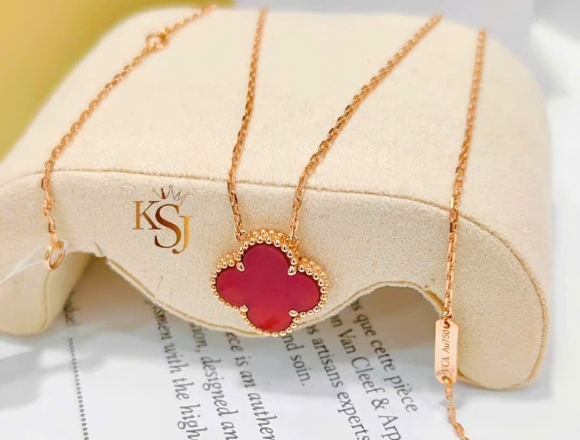 D02125 Dây chuyền VCA Đỏ 15mm (1:1)750