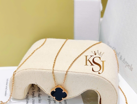 D02434 Dây chuyền VCA Đen 12mm (1:1)750