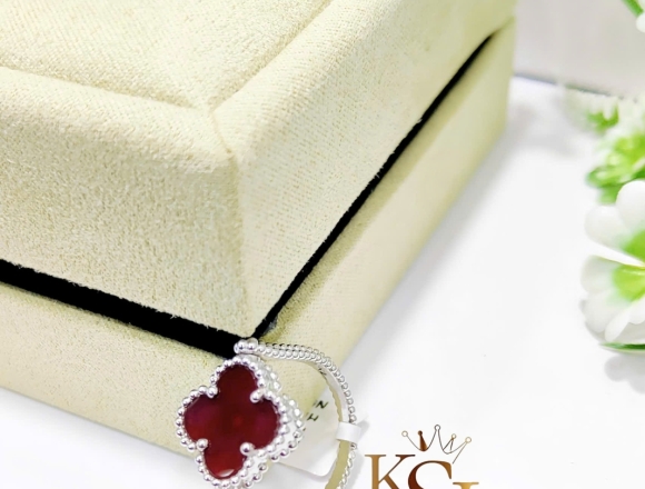 N00793 Nhẫn VCA Đỏ Xoay (1:1)750 ni 12