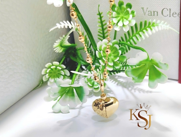 D02541 Dây Chuyền bi mặt trái tim (Liminted)750