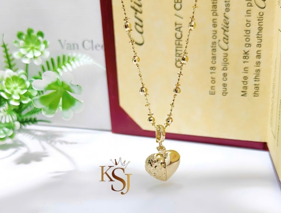D02541 Dây Chuyền bi mặt trái tim (Liminted)750