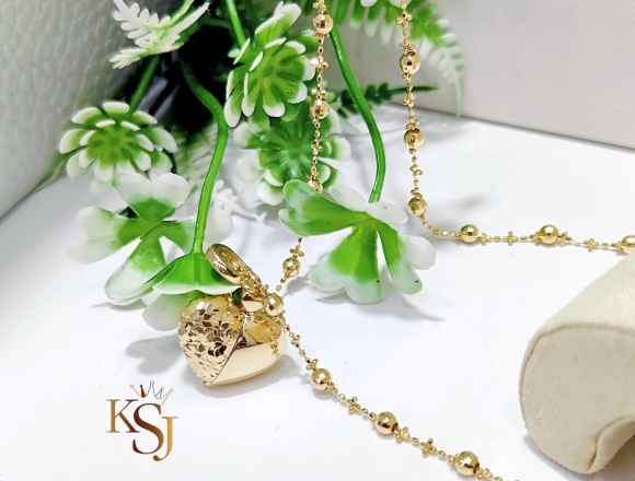 D02541 Dây Chuyền bi mặt trái tim (Liminted)750
