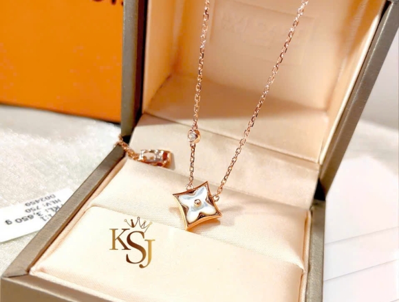 D02513 Dây chuyền LV ánh hồng (1:1)750