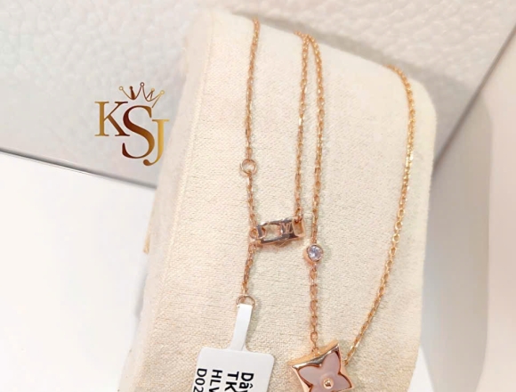 D02513 Dây chuyền LV ánh hồng (1:1)750
