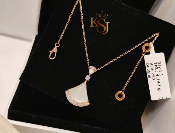 D02526 Dây chuyền BVL xà cừ trắng (1:1)750