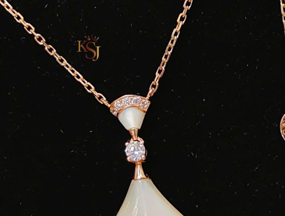 D02526 Dây chuyền BVL xà cừ trắng (1:1)750