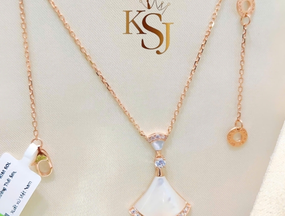 D02526 Dây chuyền BVL xà cừ trắng (1:1)750