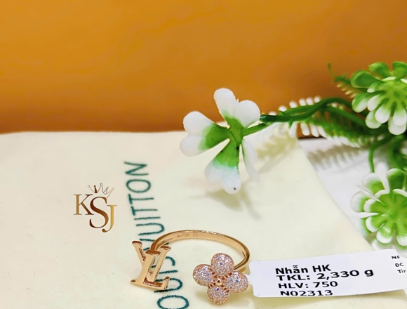 N02313 Nhẫn LV hở (HK)750 ni14