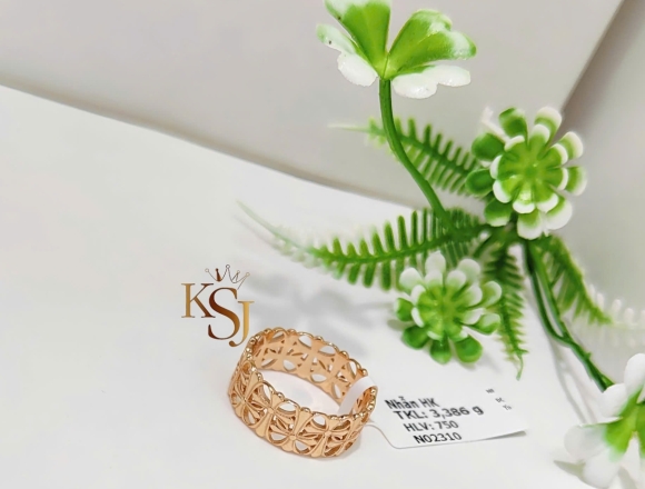 N02310 Nhẫn Chrome heart (HK)750 ni11