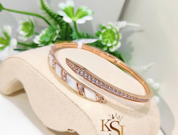 V01130 Vòng tay BVL xà cừ mix đá (HK)750 ni52