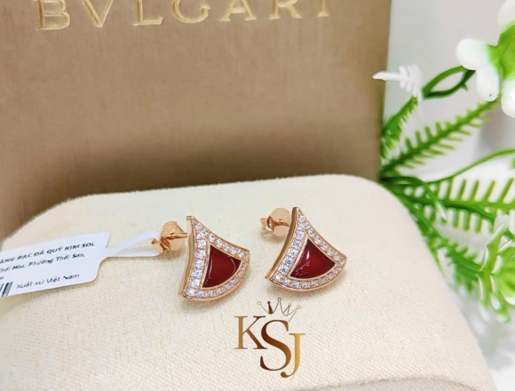 B02527 Bông tai BVL đỏ (1:1)750