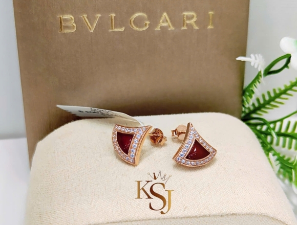 B02527 Bông tai BVL đỏ (1:1)750