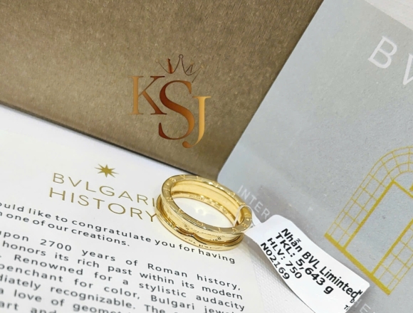 N02169 Nhẫn BVL gold (liminted)750 ni12